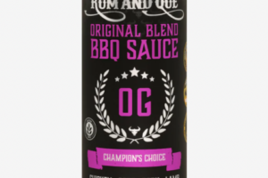 Rum and Que Original Blend 'OG' BBQ Sauce